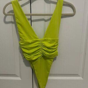 Riot Swim- Echo One Piece Minimal Coverage - Kiwi